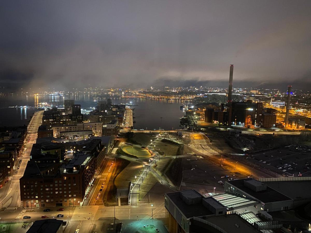 Sky View-27Th Floor Modern Apartment Kids Welcome Helsingfors Exteriör bild