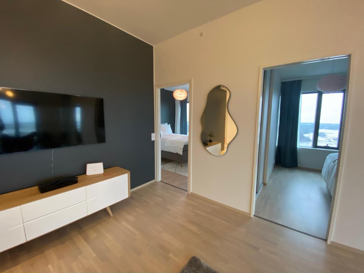 Sky View-27Th Floor Modern Apartment Kids Welcome Helsingfors Exteriör bild