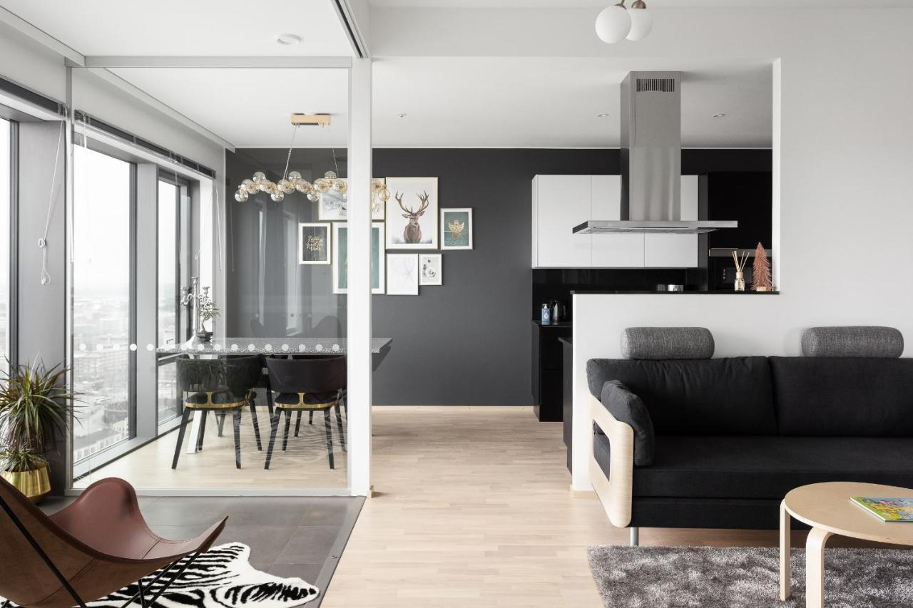 Sky View-27Th Floor Modern Apartment Kids Welcome Helsingfors Exteriör bild