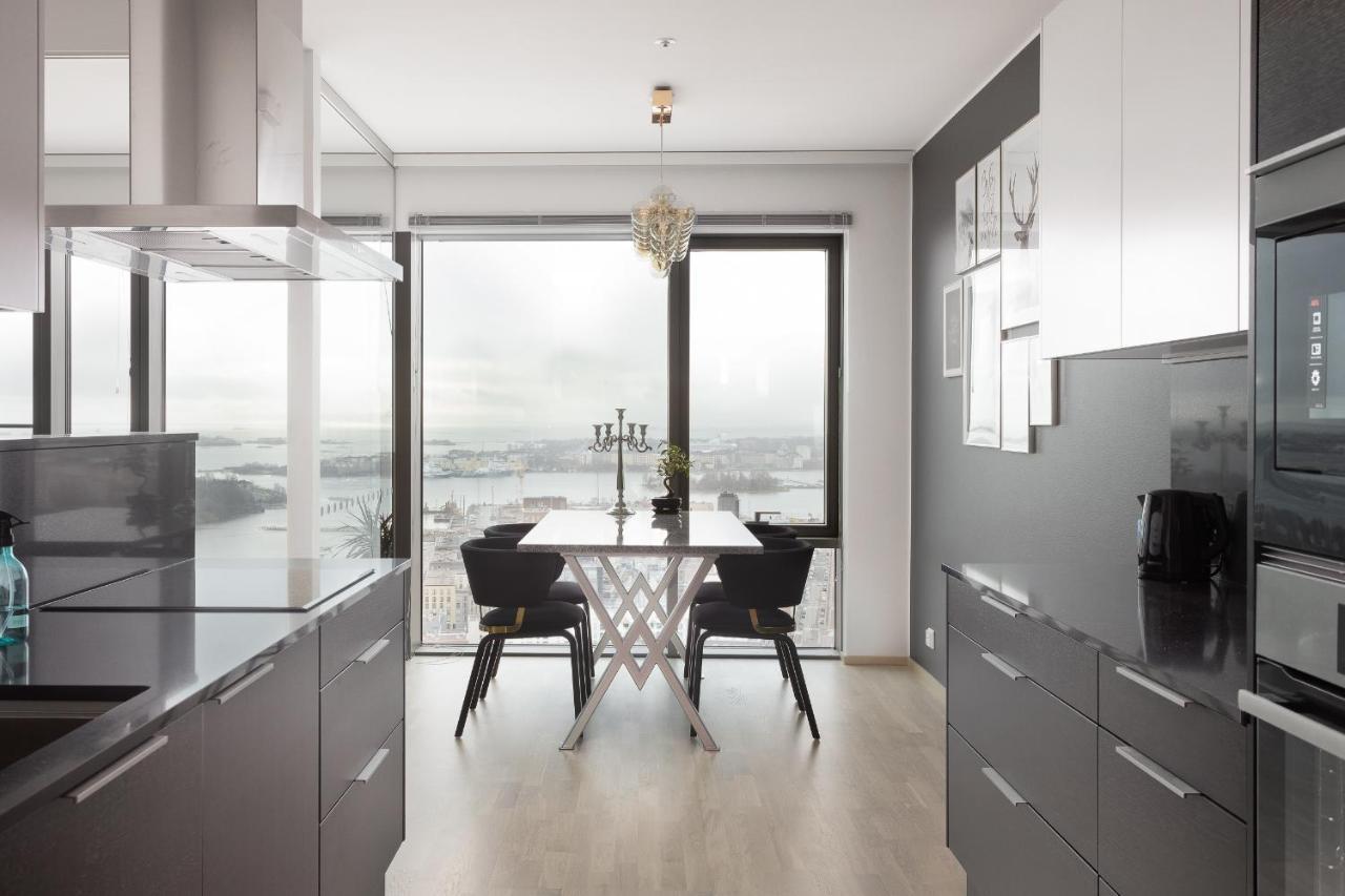 Sky View-27Th Floor Modern Apartment Kids Welcome Helsingfors Exteriör bild