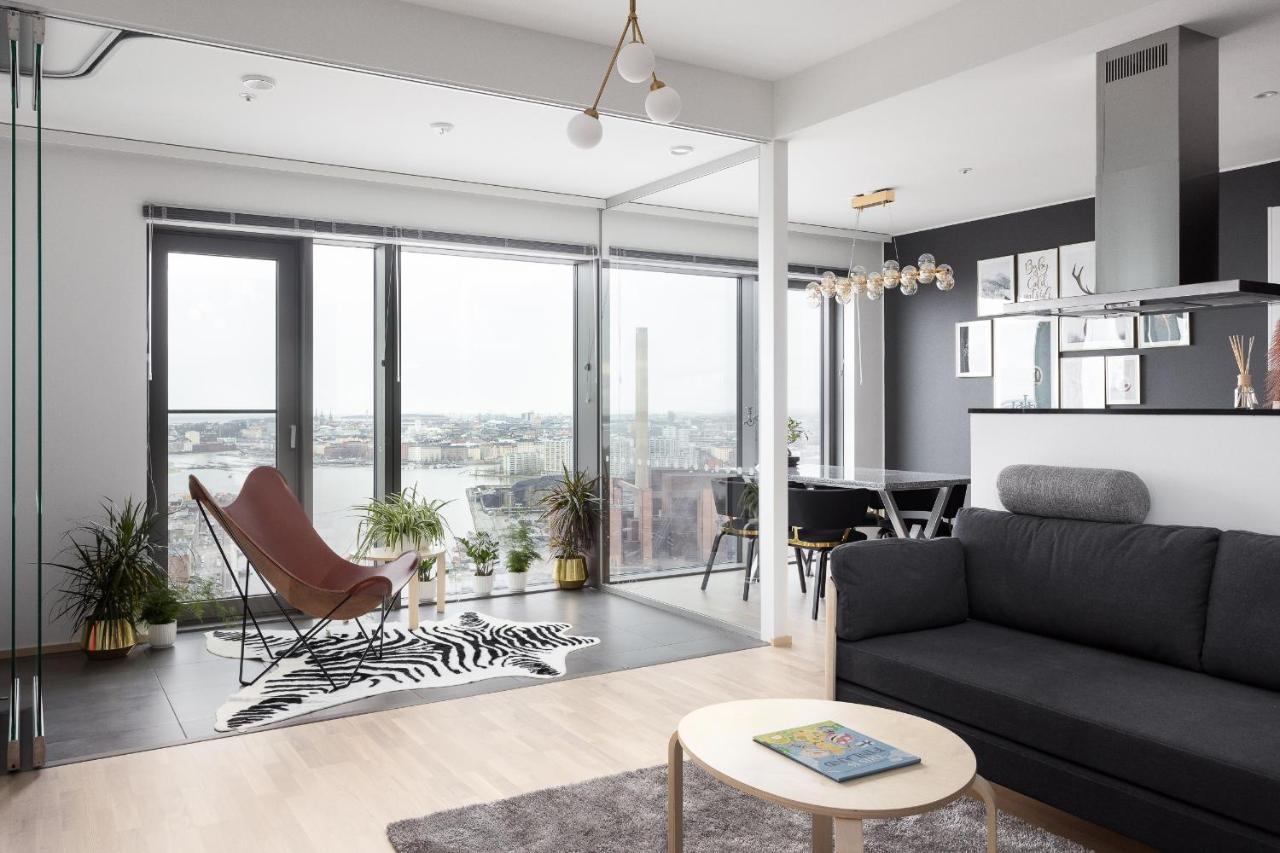 Sky View-27Th Floor Modern Apartment Kids Welcome Helsingfors Exteriör bild